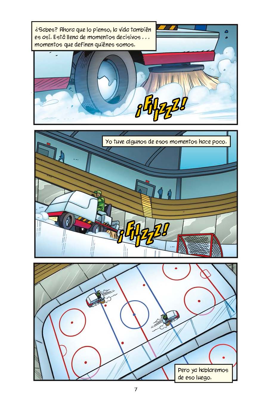 Rivalidad sobre el hielo - Level 4+ - Spanish Graphic Novel