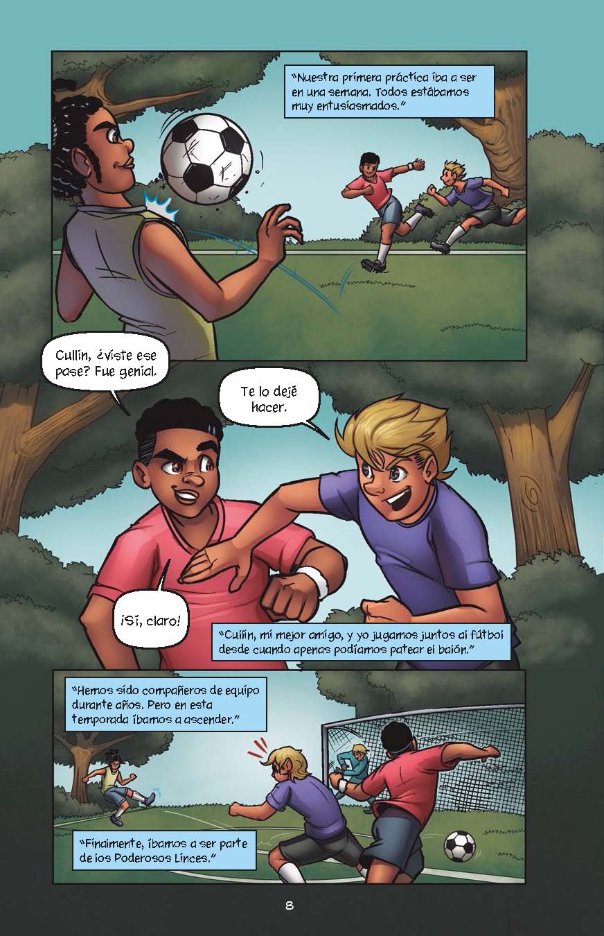 Fútbol extremo - Level 4+ - Spanish Graphic Novel