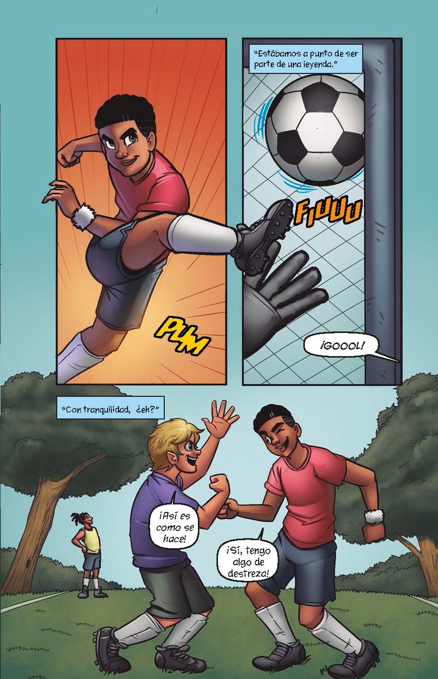 Fútbol extremo - Level 4+ - Spanish Graphic Novel
