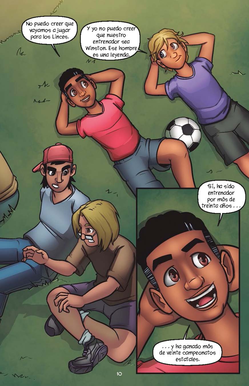 Fútbol extremo - Level 4+ - Spanish Graphic Novel