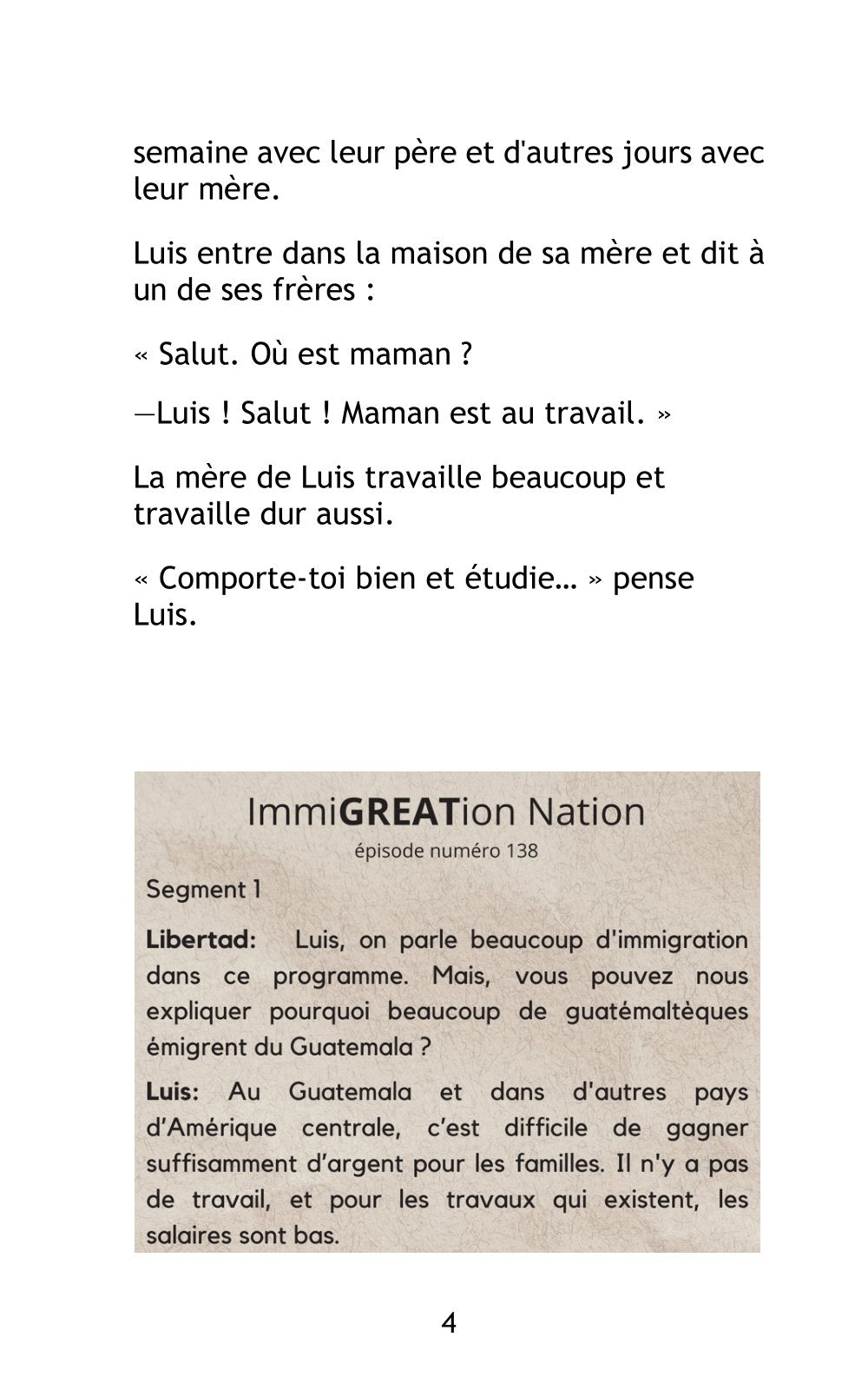 Le rêve de Luis - Level 2 - French Reader by Jennifer Degenhardt