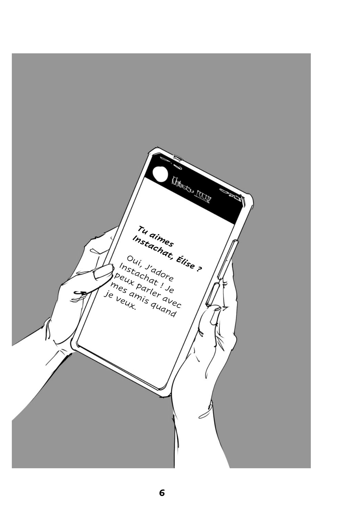 Cyber Intimidation - Level 2 - French Graphic Novel by Theresa Marrama