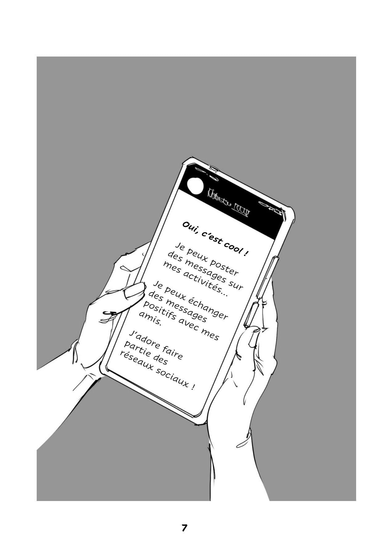 Cyber Intimidation - Level 2 - French Graphic Novel by Theresa Marrama