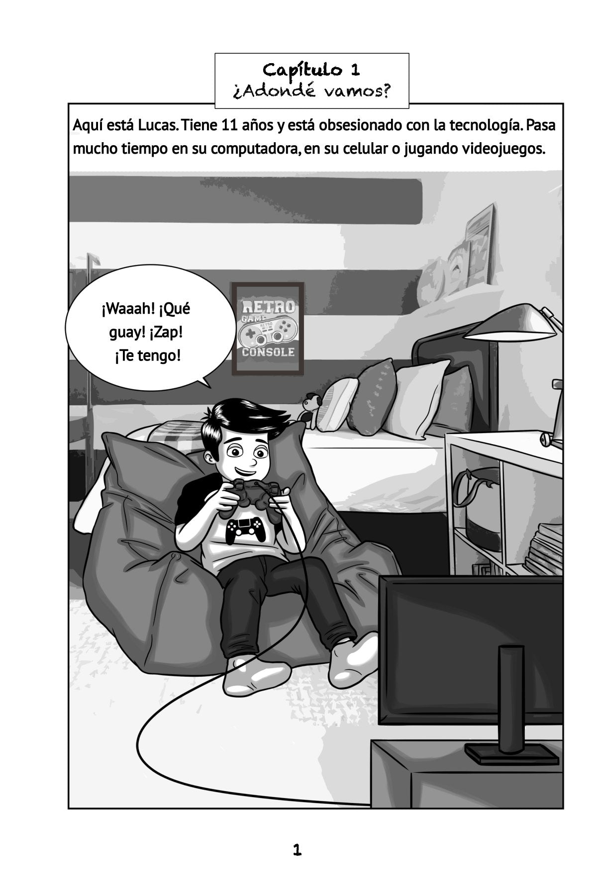 Gracias a Madagascar - Level 1 - Spanish Graphic Novel by Theresa Marrama