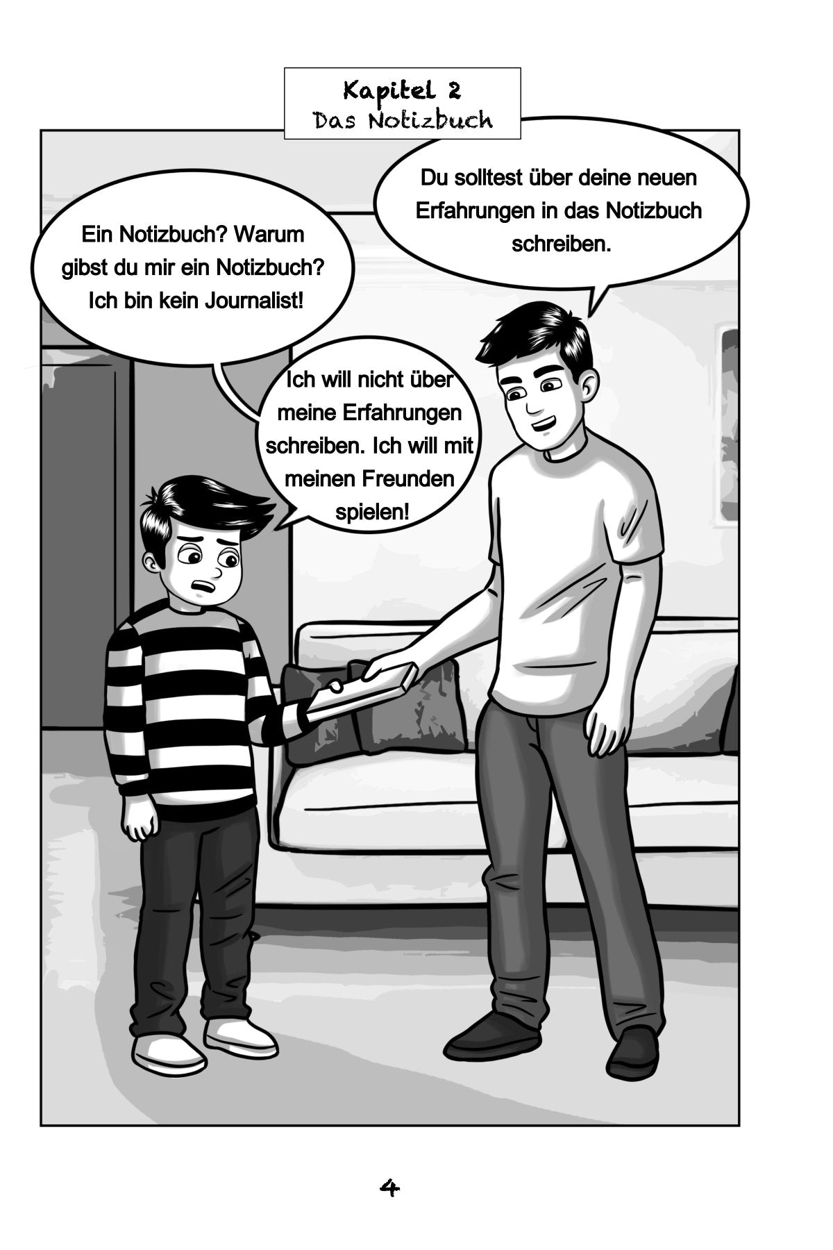 Gute Taten in Madagaskar - Level 1 - German Graphic Novel by Theresa Marrama