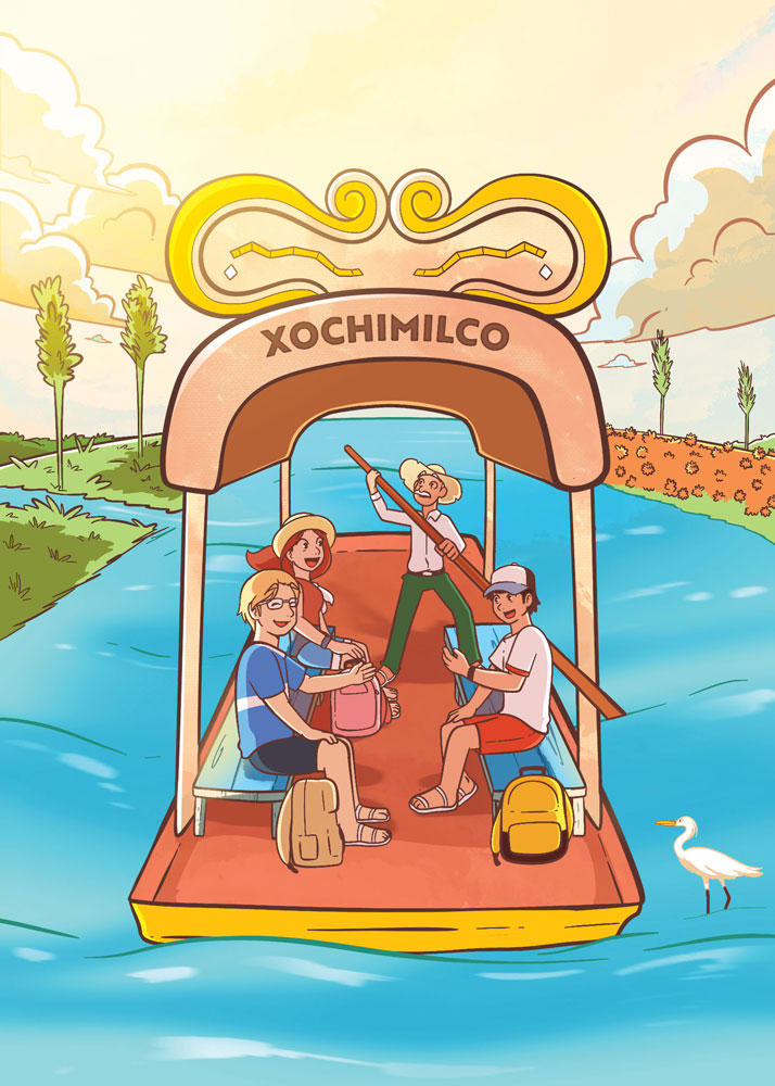 Iluminación en el lago de Xochimilco - Level 2 - Spanish Acquisition Reader by Carrie McLaren & Courtney Arthur