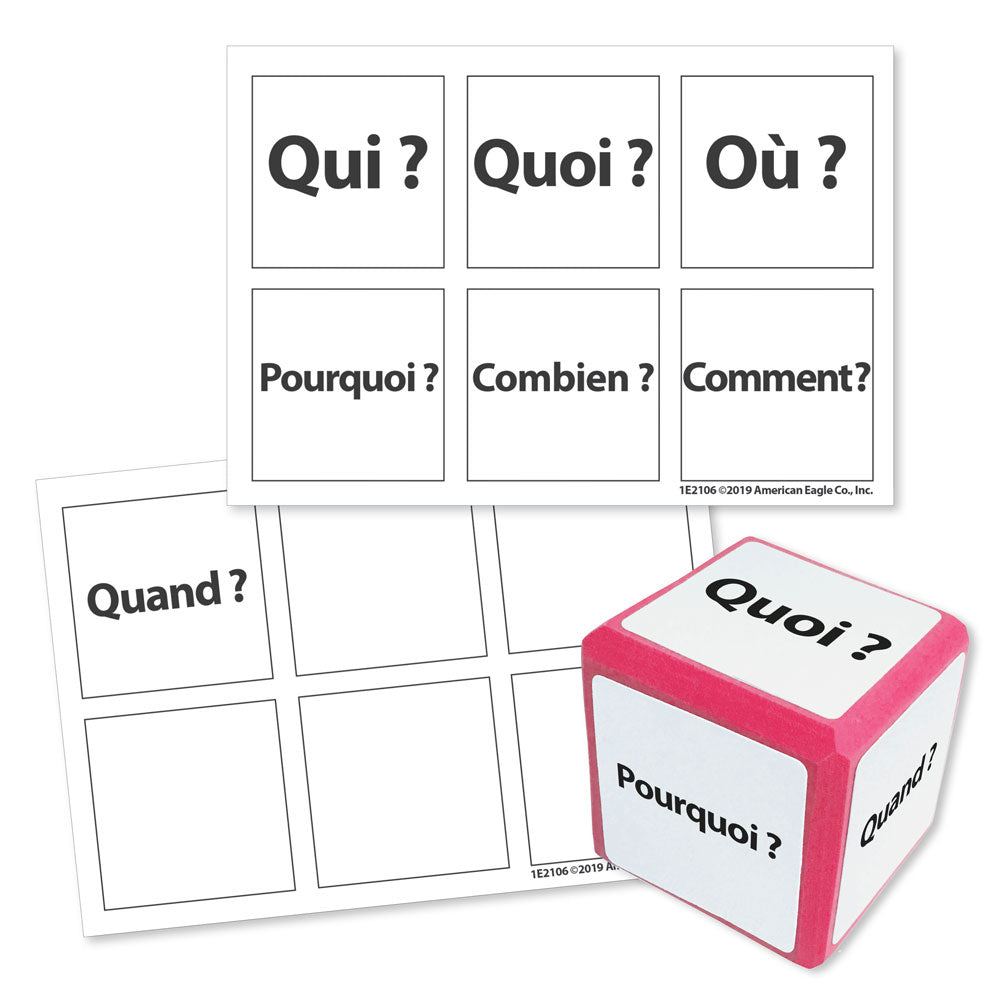 Cool Cubes™ Sentence Starter French Clings