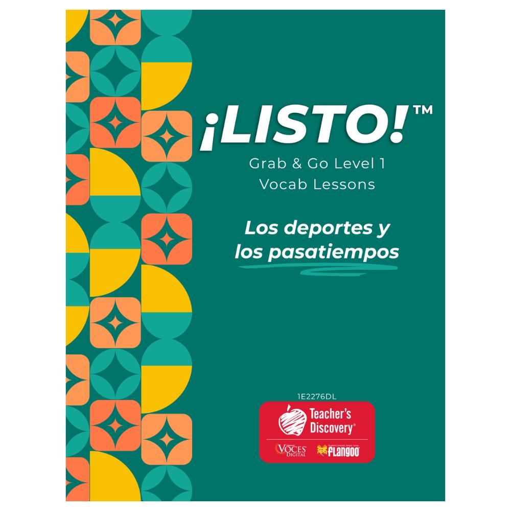 ¡Listo!™ Grab & Go Level 1 Vocab Lessons: Los deportes y los pasatiempos Download