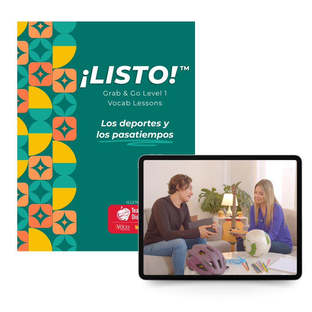 ¡Listo!™ Grab & Go Level 1 Vocab Lessons: Los deportes y los pasatiempos Download