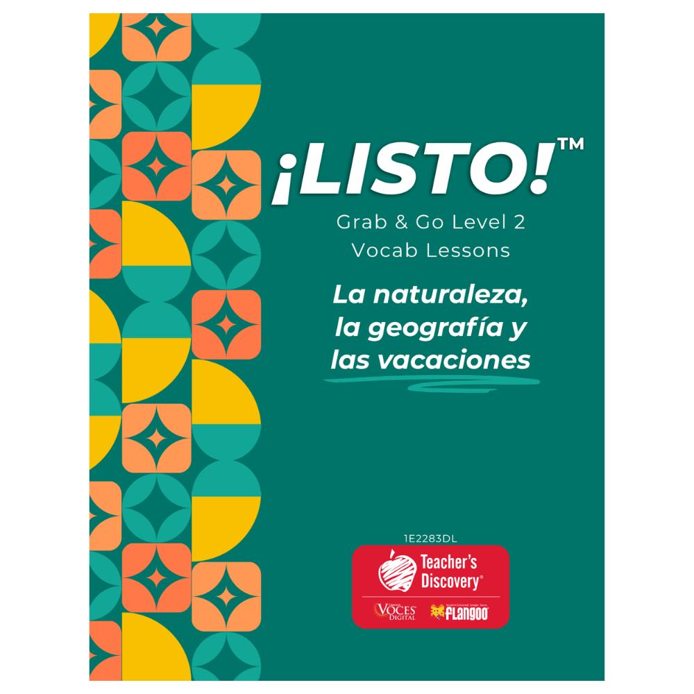 ¡Listo!™ Grab & Go Level 2 Vocab Lessons: La naturaleza, la geografía y las vacaciones Download