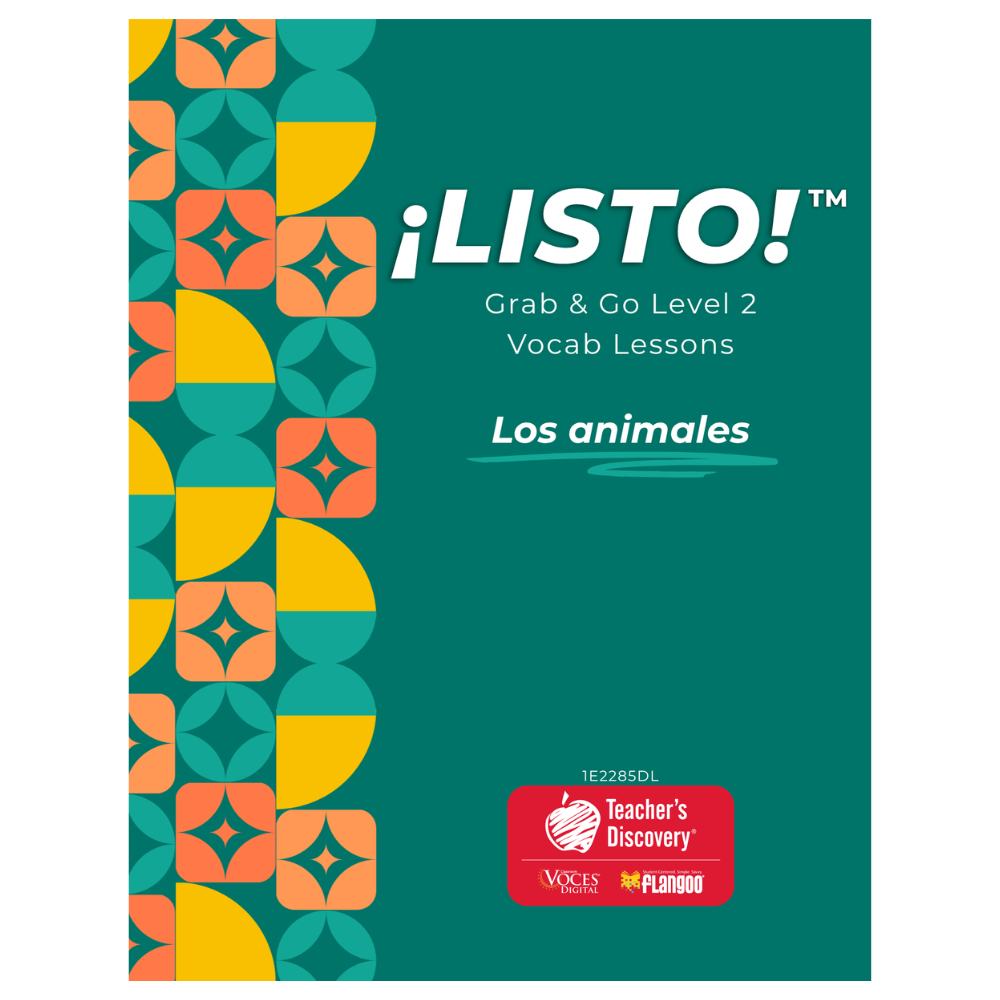 ¡Listo!™ Grab & Go Level 2 Vocab Lessons: Los animales Download