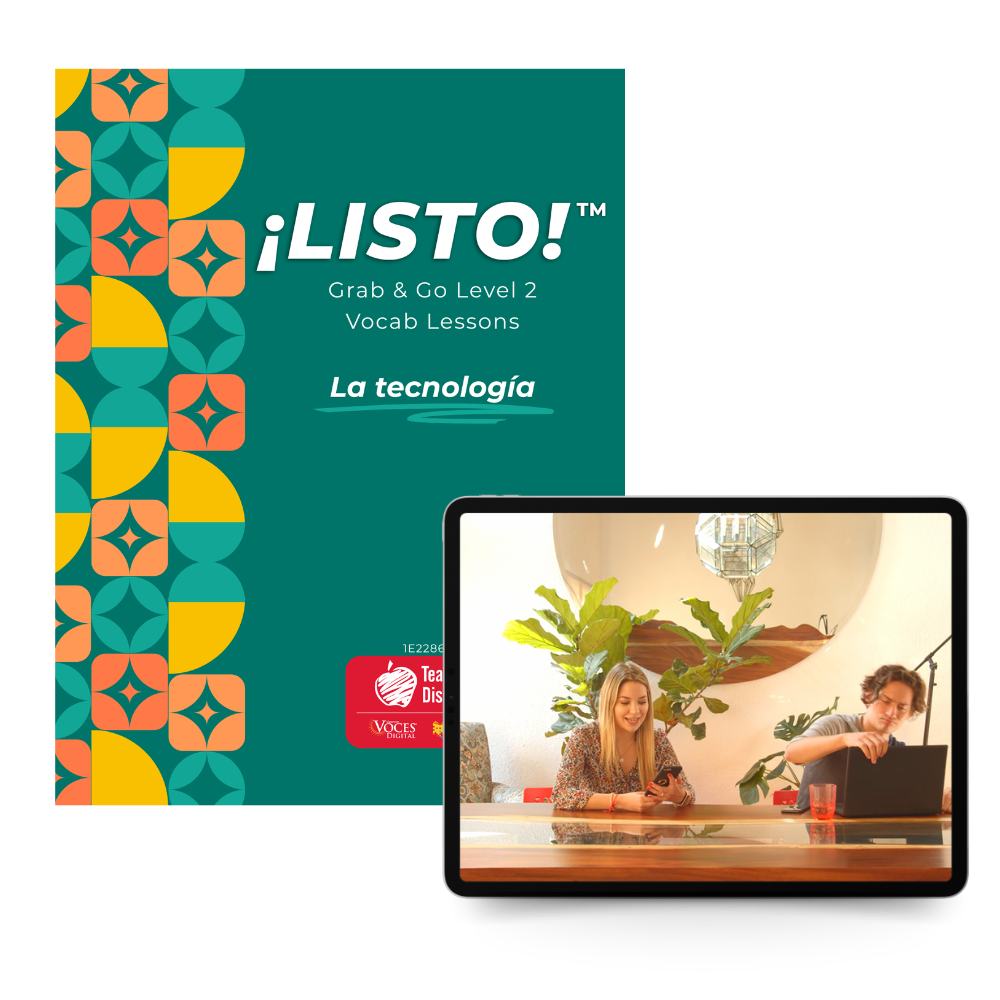 ¡Listo!™ Grab & Go Level 2 Vocab Lessons: La tecnología Download