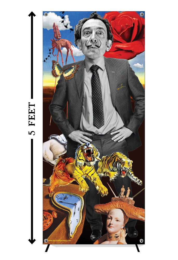 Salvador Dali - Spanish -Door Chart with X-Stand
