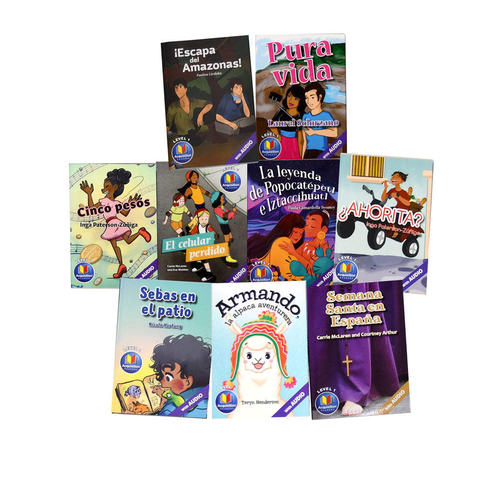 Acquisition Readers Spanish Level 1 FVR Bundle – Teacher's