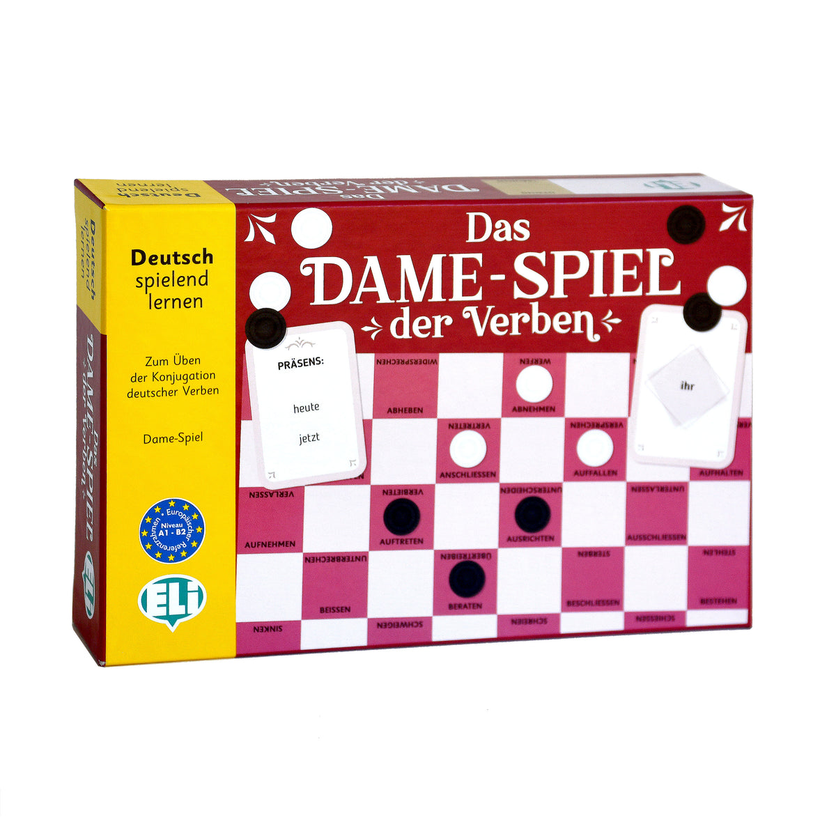 Das Dame-Spiel der Verben German Game – Teacher's Discovery