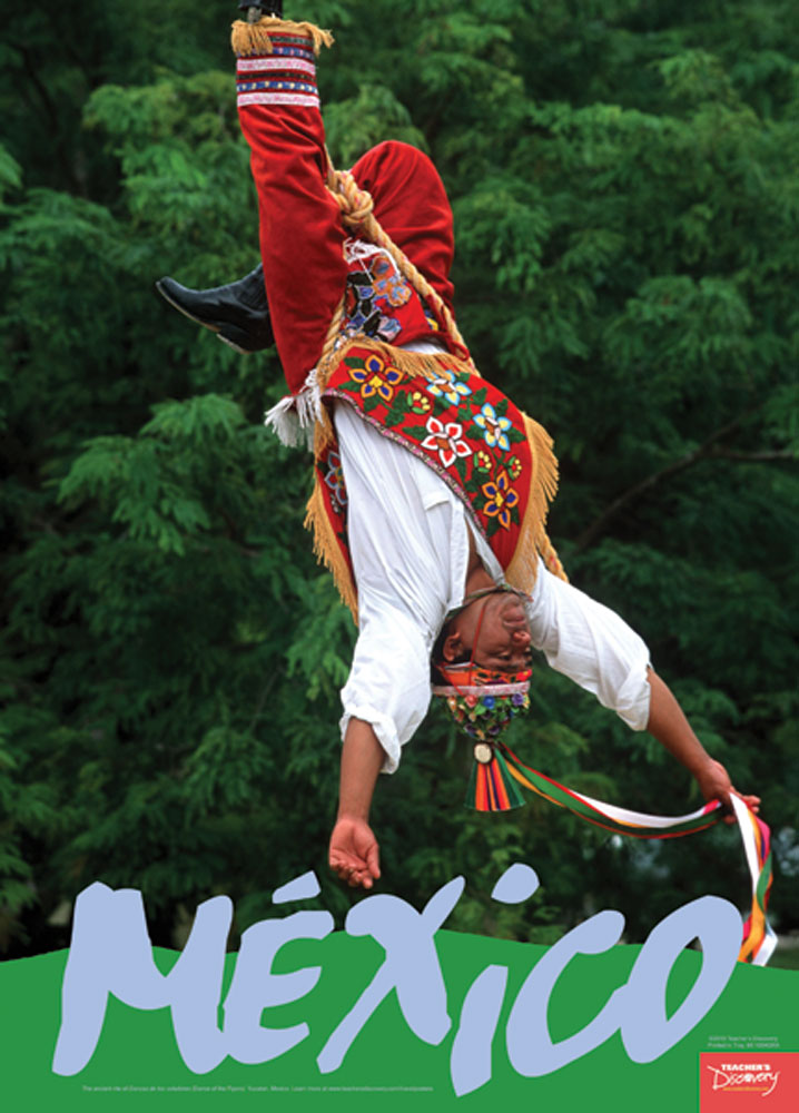 Travel To Mexico, Dance of the Flyers - Spanish - Poster