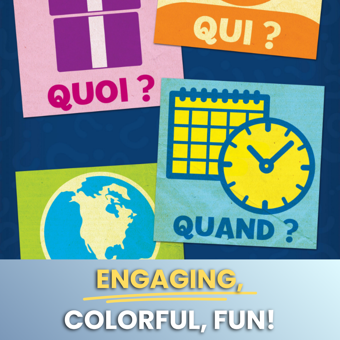 Interrogative Words Poster for French Classrooms