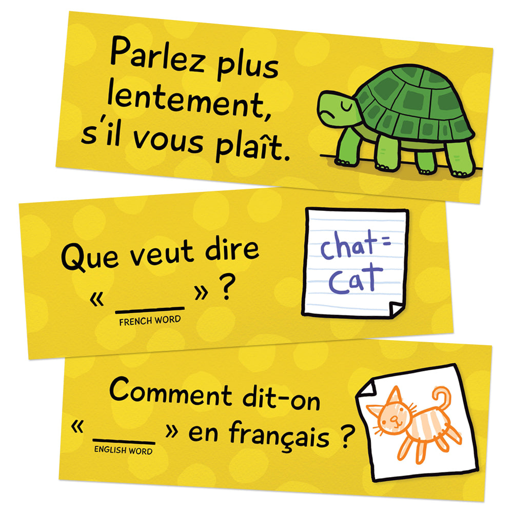 Classroom Phrases - French - Signs - Set of 12