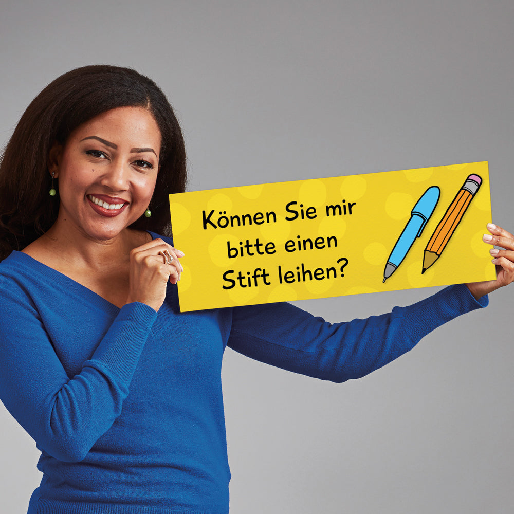 Classroom Phrases - German - Signs - Set of 12