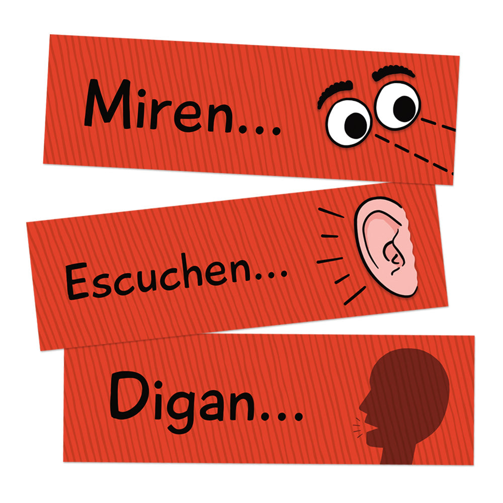 Classroom Commands - Spanish - Signs -Set of 10