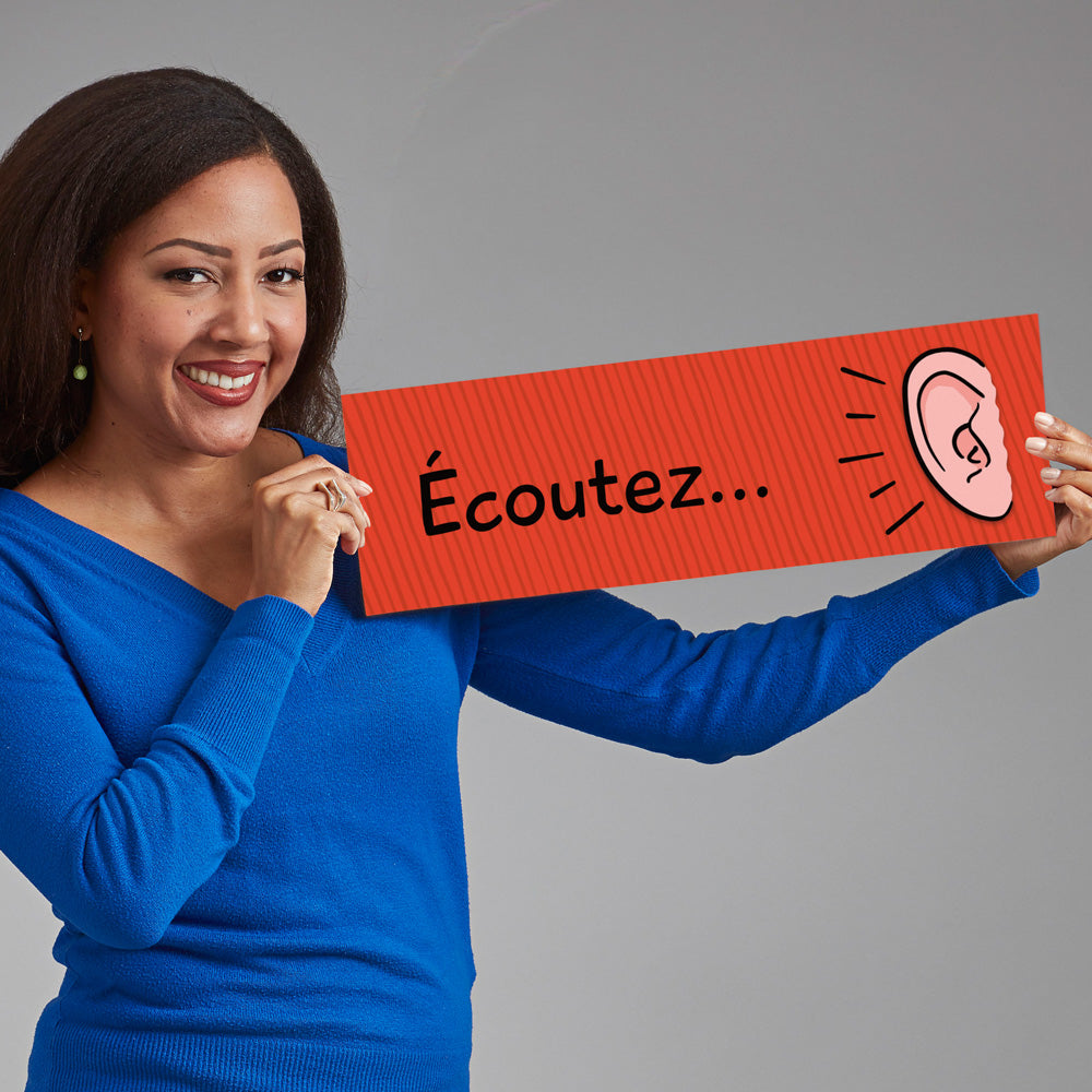 Classroom Commands - French - Signs - Set of 10