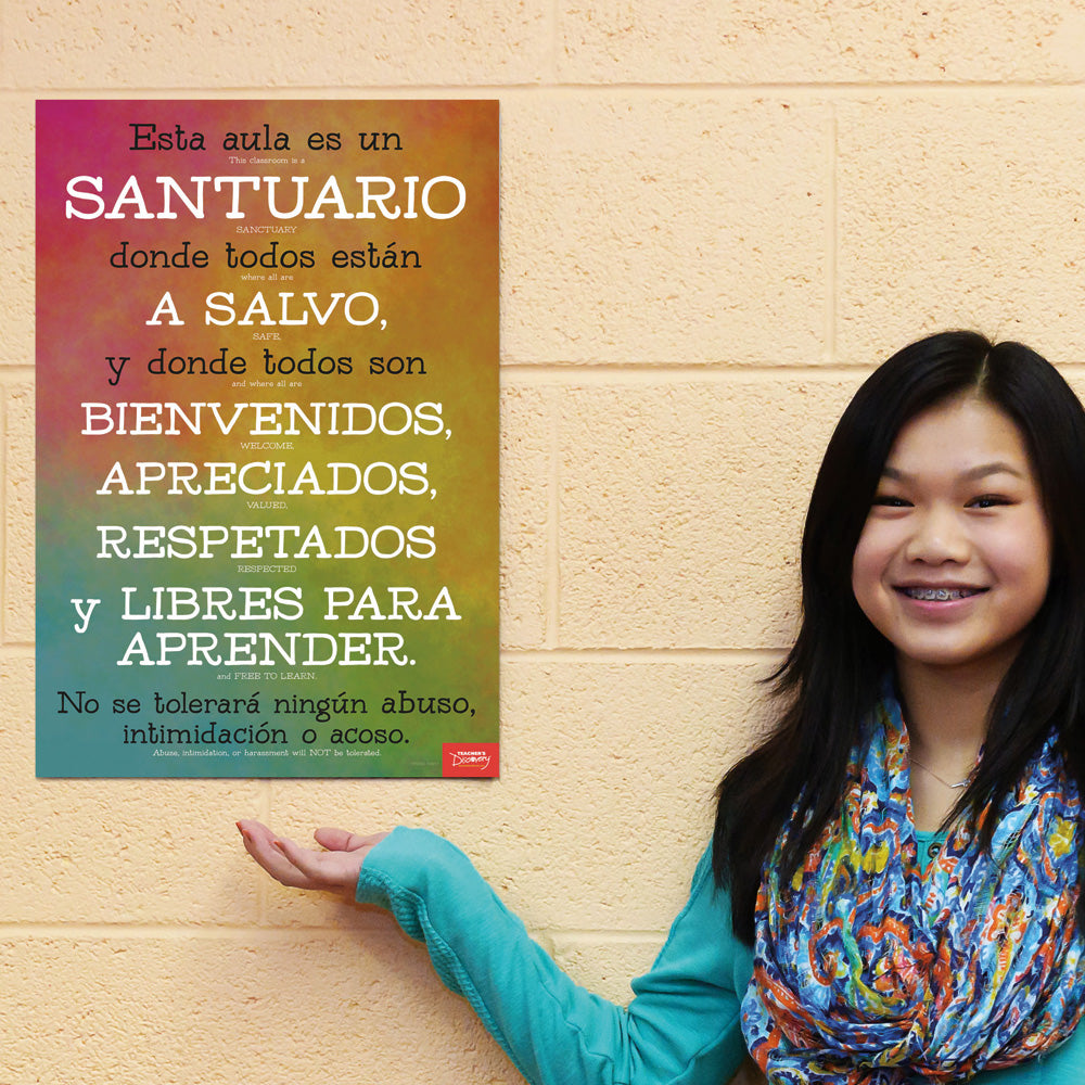 Classroom Sanctuary - Spanish - Mini-Poster