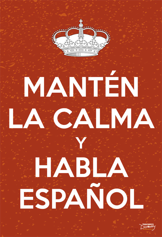 Keep Calm and Speak Spanish - Spanish - Mini-Poster