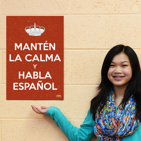 Keep Calm and Speak Spanish - Spanish - Mini-Poster