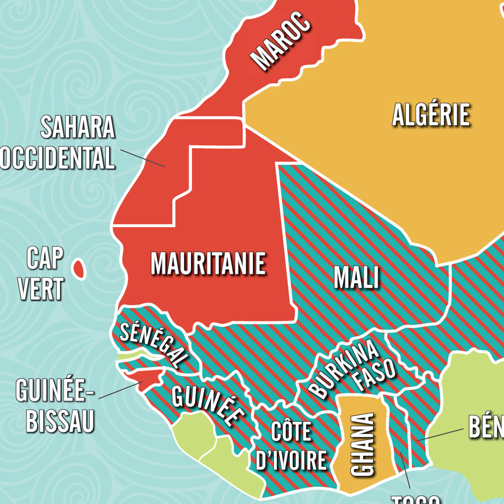 French-Speaking Africa - French - Poster