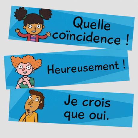 Essential Rejoinders - French - Signs - Set of 12