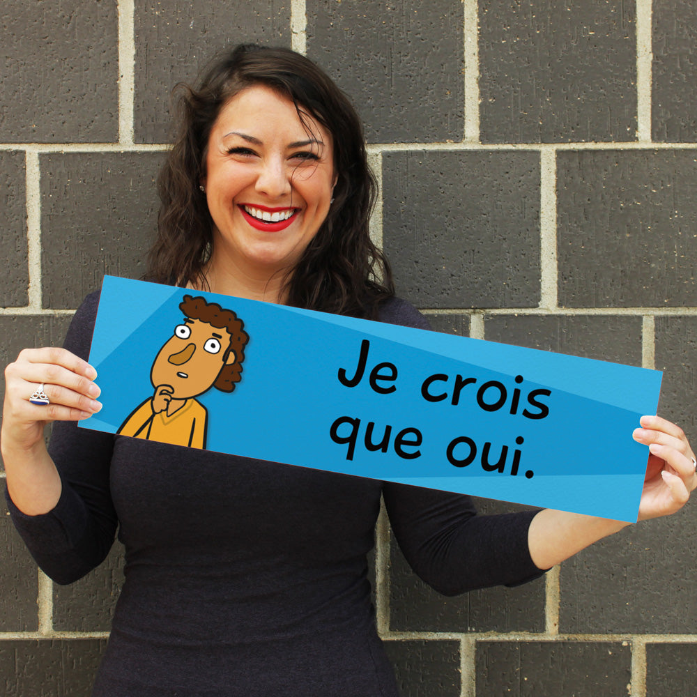 Essential Rejoinders - French - Signs - Set of 12