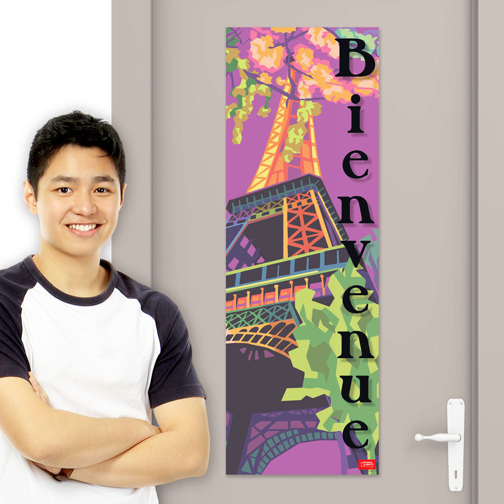 Paris Bienvenue - French - Skinny Poster