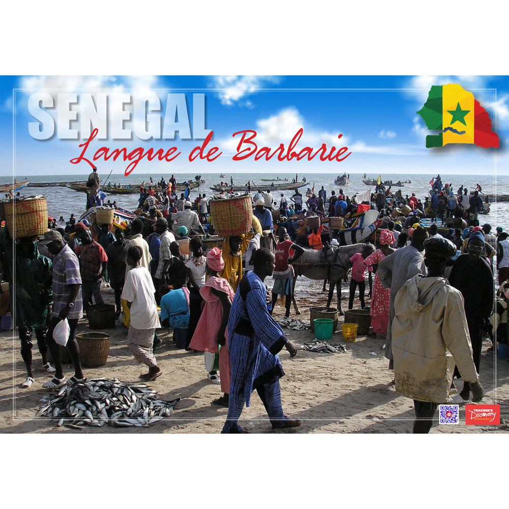 Travel to Langue de Barbarie, Senegal Enhanced® - French - Poster