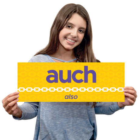 Connecting Words - German - Signs - Set of 12