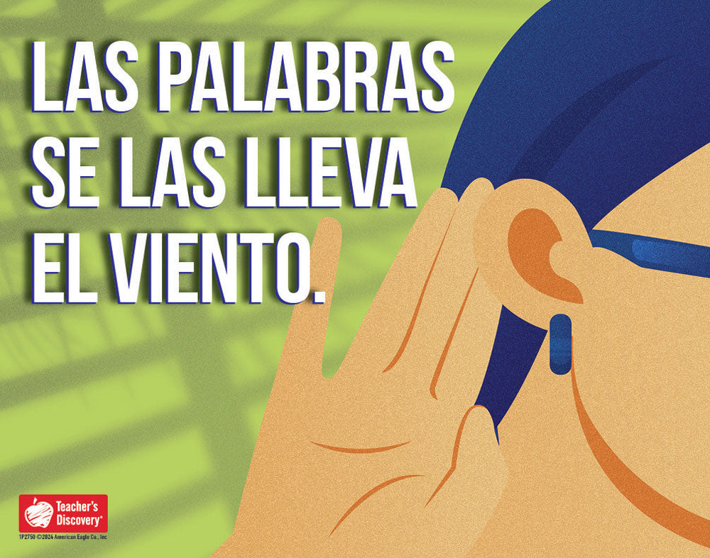 Las palabras se las lleva el viento - Spanish - Mini-Poster