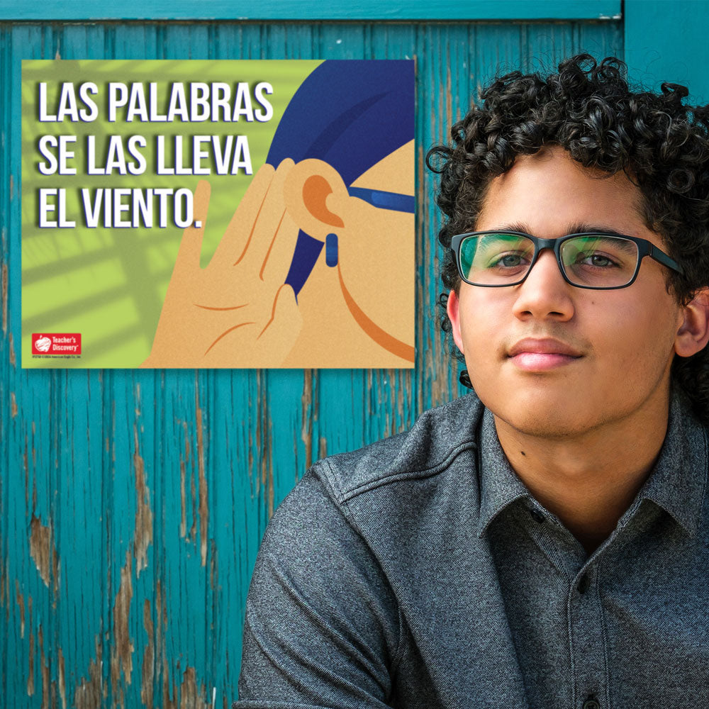 Las palabras se las lleva el viento - Spanish - Mini-Poster