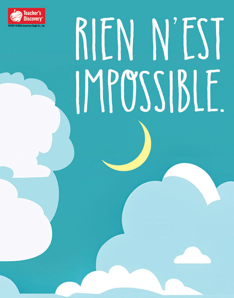 Nothing Is Impossible - French - Mini-Poster