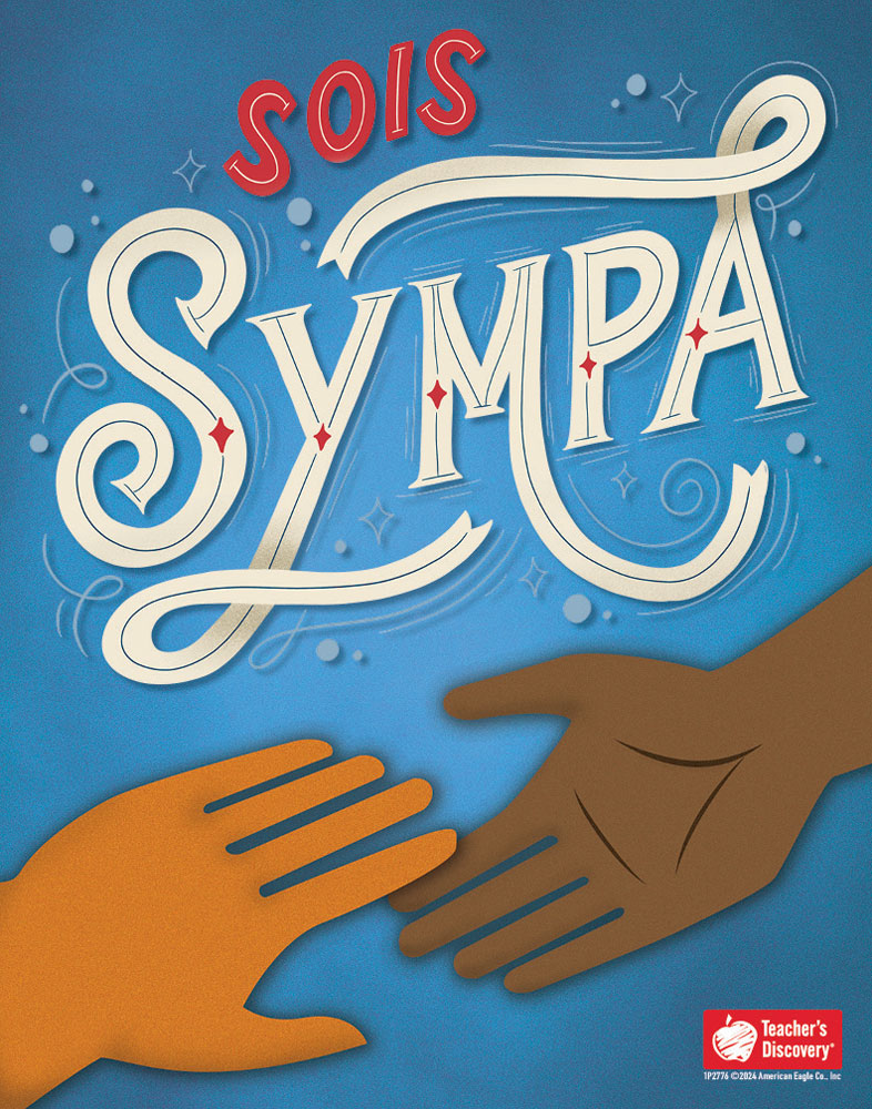 Be Kind - French - Mini-Poster