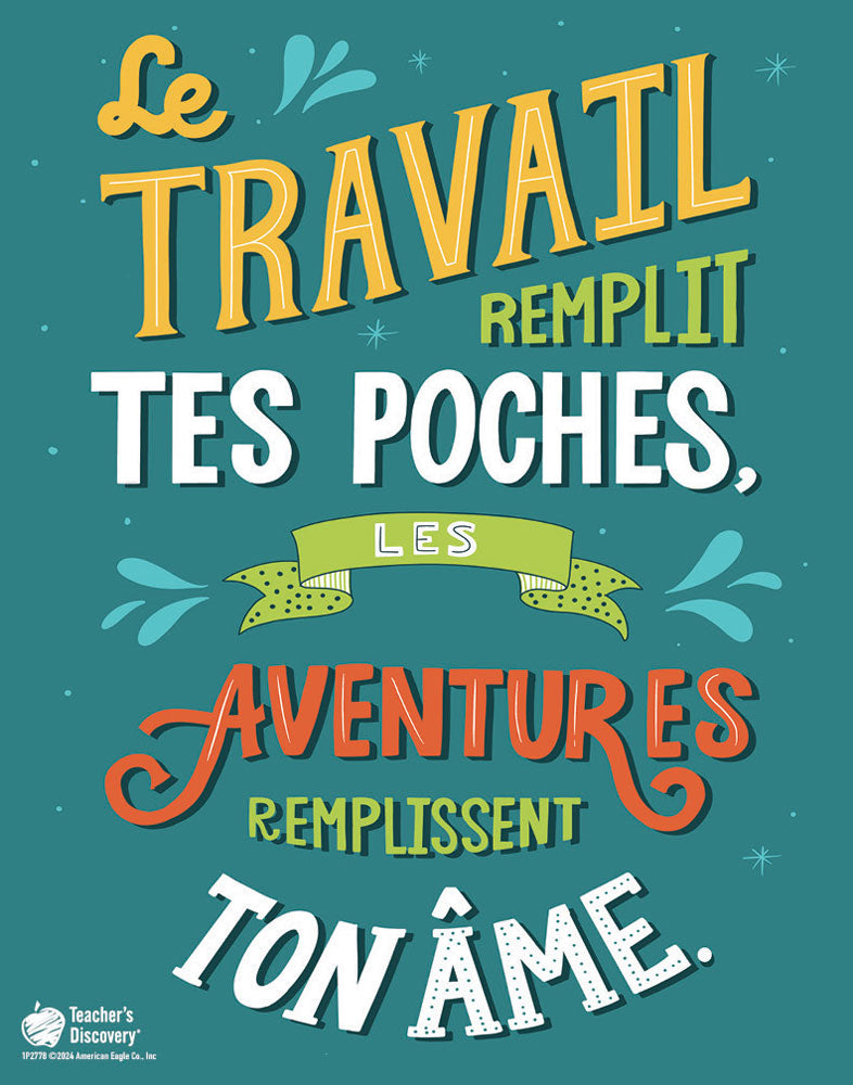 Adventures Fill the Soul - French - Mini-Poster