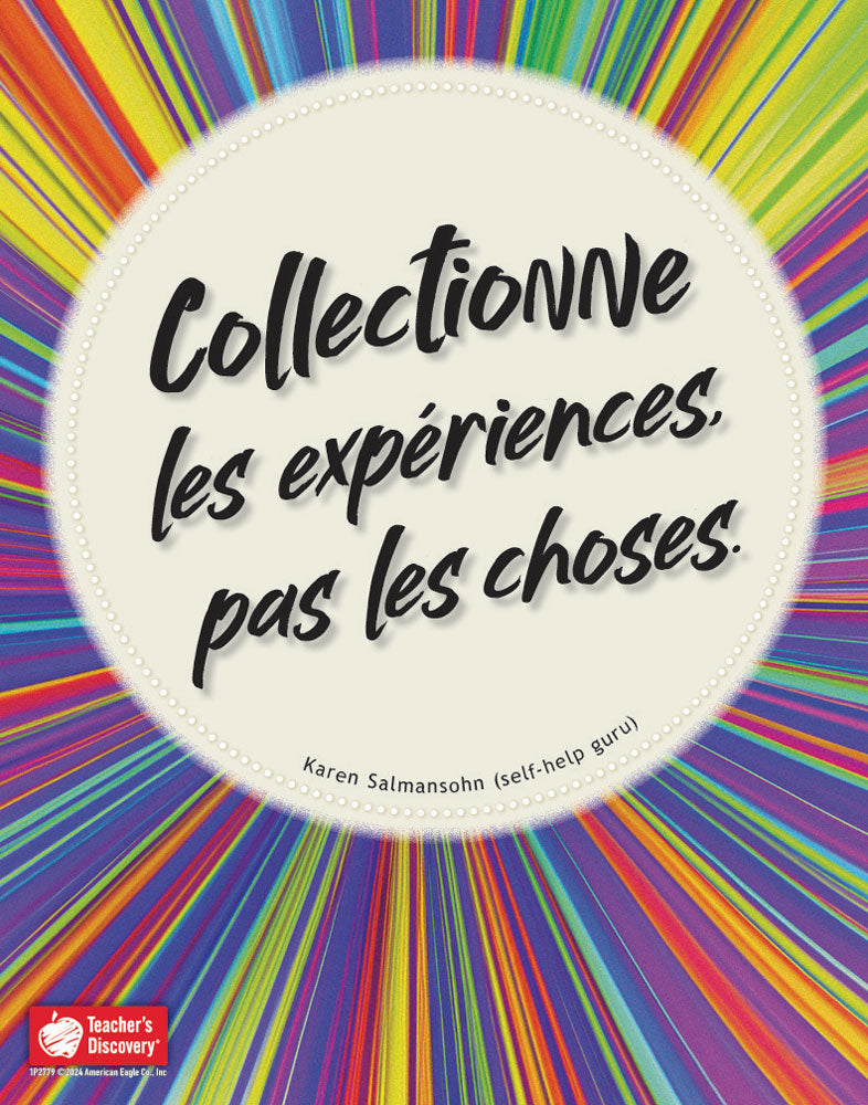 Collect Experiences - French - Mini-Poster