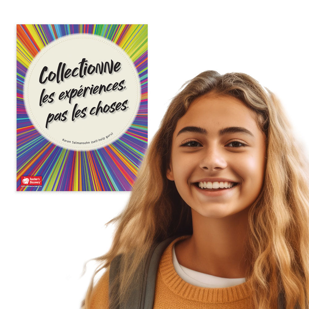 Collect Experiences - French - Mini-Poster