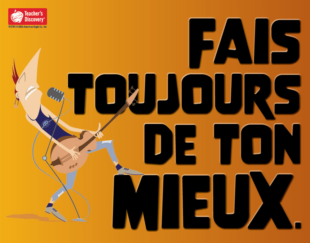 Do Your Best - French - Mini-Poster