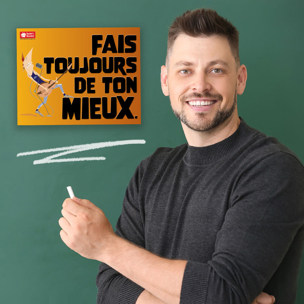 Do Your Best - French - Mini-Poster