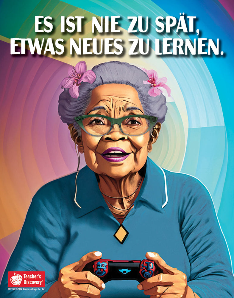 Never Too Late - German - Mini-Poster