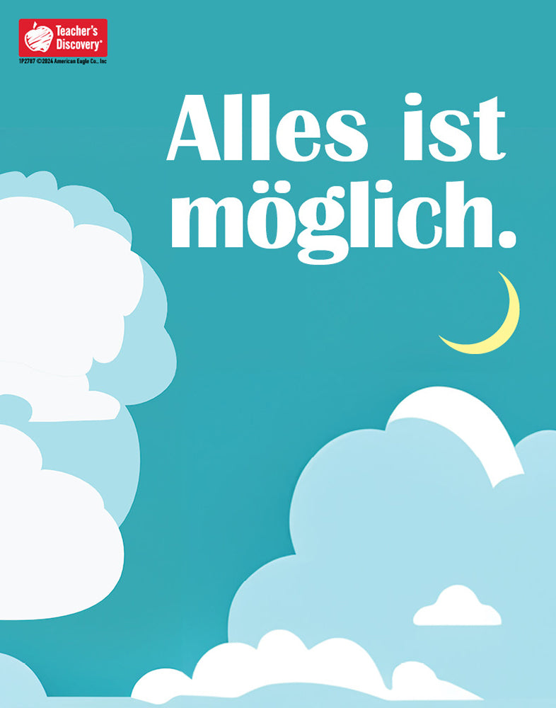 Everything Is Possible - German - Mini-Poster