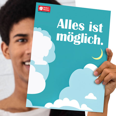 Everything Is Possible - German - Mini-Poster