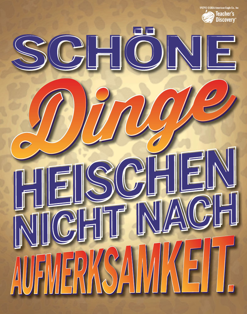 Beautiful Things - German - Mini-Poster