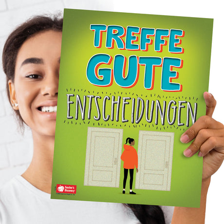 Make Good Choices - German - Mini-Poster