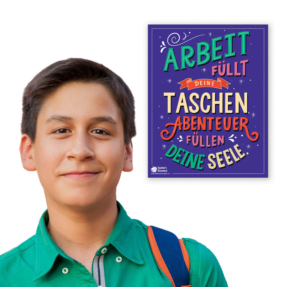 Adventures Fill the Soul - German - Mini-Poster