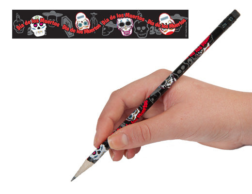 Day of the Dead Spanish Pencils - One Dozen